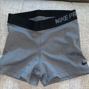 Nike Shorts - Grey Nike spanks Nike Shorts - Grey Nike spanks